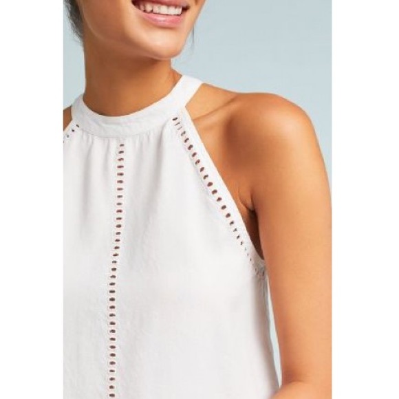 Anthropologie Cloth & Stone Cutout Halter Top - Picture 5 of 8